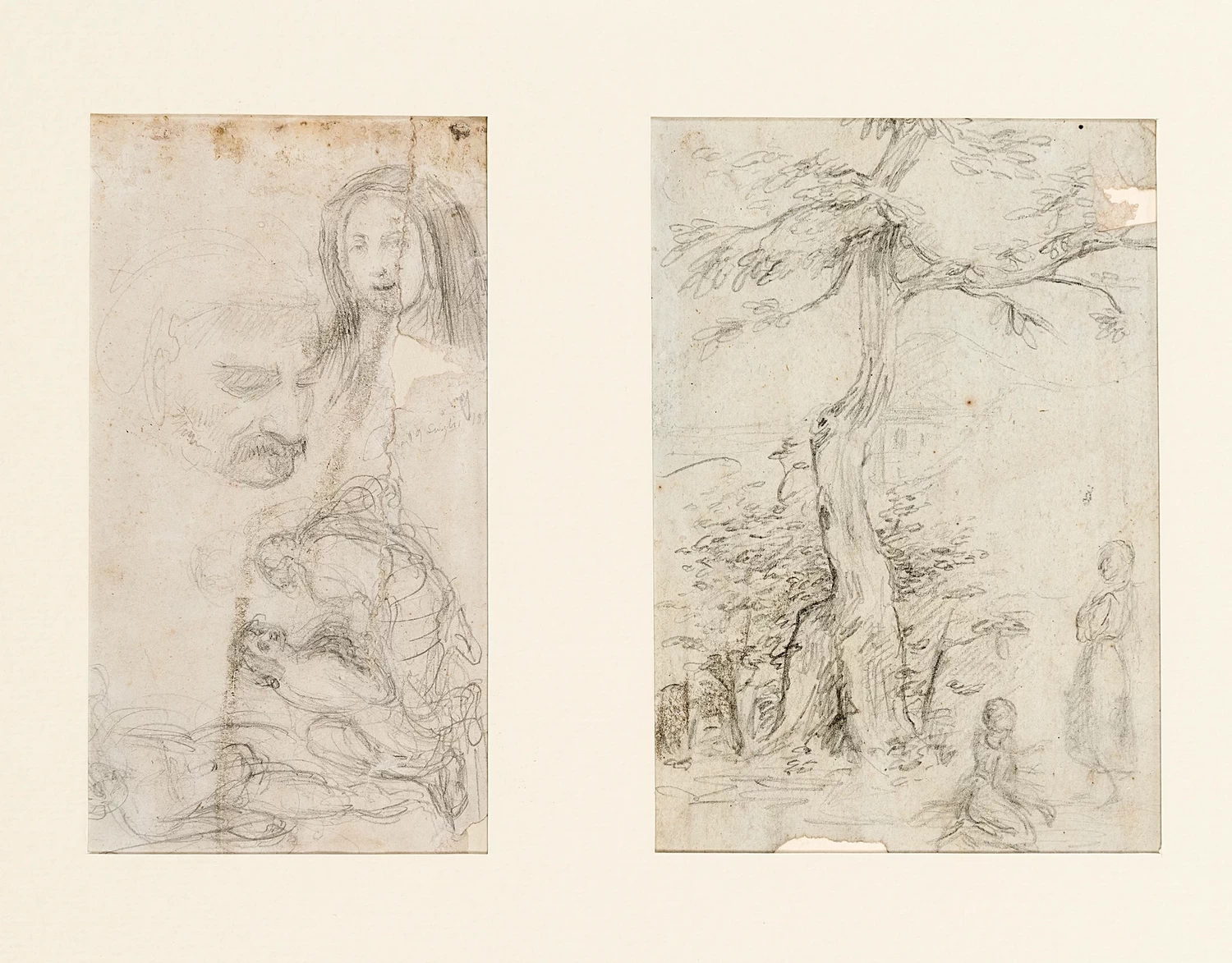 Giovanni Carnovali - 182, Studio di figure e paesaggio